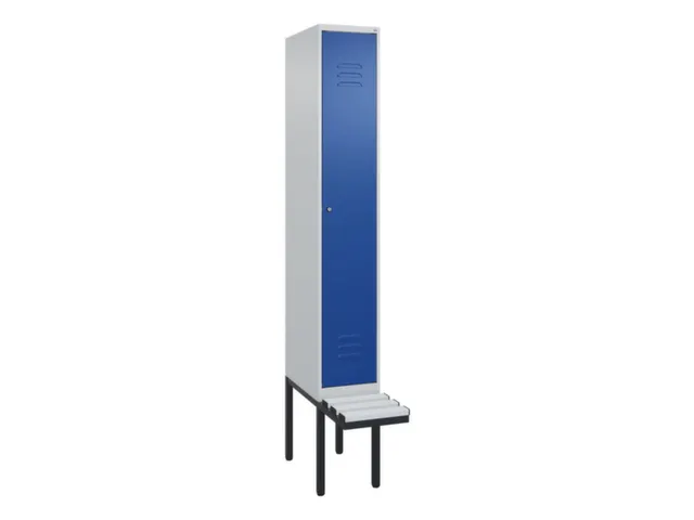 locker met bank,HxBxD 2120x300x815mm,1vak,vak B 300mm,cil.-slot