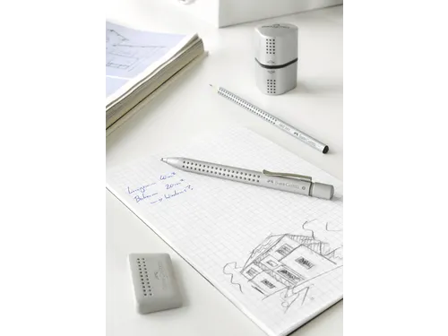 Puntenslijper Faber-Castell 2001 trio grip zilver