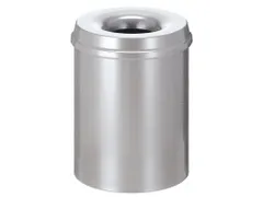 Vlamdovende Papierbak 15 Liter Zilver