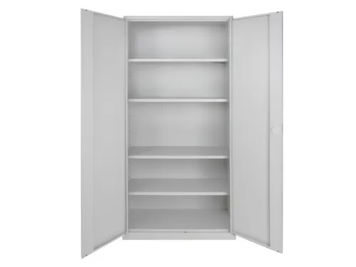universele kast,HxBxD 1950x920x420mm,4xStalen bodem,duwstangsluiting
