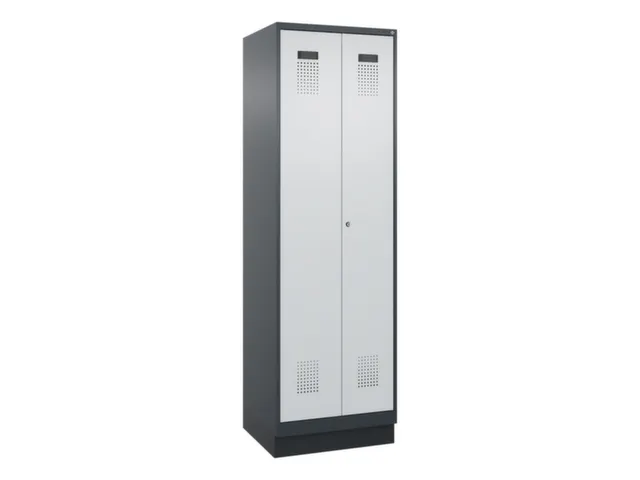 locker voor scheiding van kleding,HxBxD 1950x600x500mm,2vak