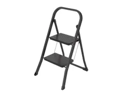 Huishoudtrap Metaal SL200 zwart 2 Treden