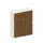 schuifdeurkast,HxBxD 1540x1200x430mm,decor romp wit,decor front noten