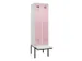 locker met bank,voor scheiding van kleding,HxBxD 2120x600x815mm,2vak
