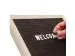 OUTLET Letterbord Zwart 60x80cm met houten lijst Wandmontage