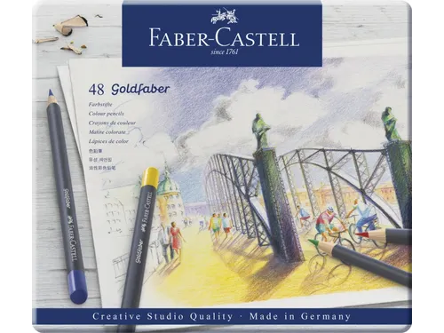 Kleurpotlood Faber-Castell Goldfaber etui à 48 stuks