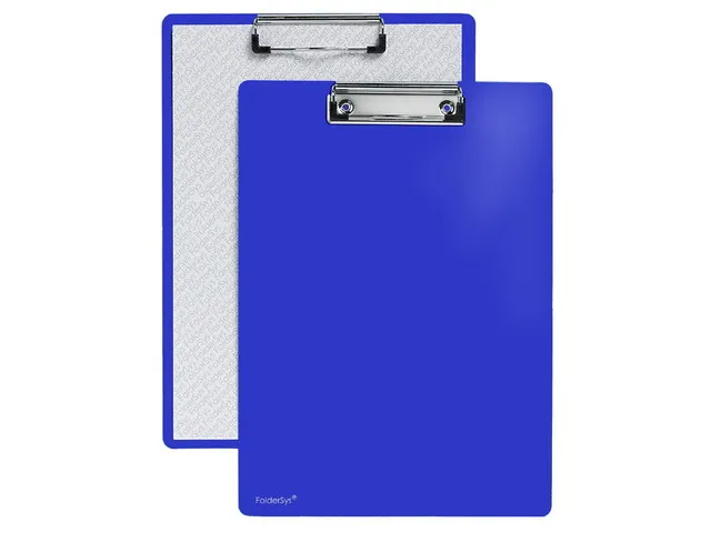 klembord A4 blauw met sterke klem