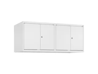 opzetkast,v. locker,4vak.,vak B 300mm,HxBxD 500x1200x500mm,vleugeldeur - 1