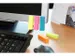 Info Page Marker Papier brillant 15x50mm 5 couleurs
