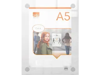 Premium Plus acryl informatiebord wandgemonteerd A5 - 5