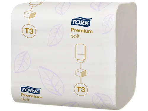 Toiletpapier Tork 114273 T3 zacht gevouwen premium 2-laags
