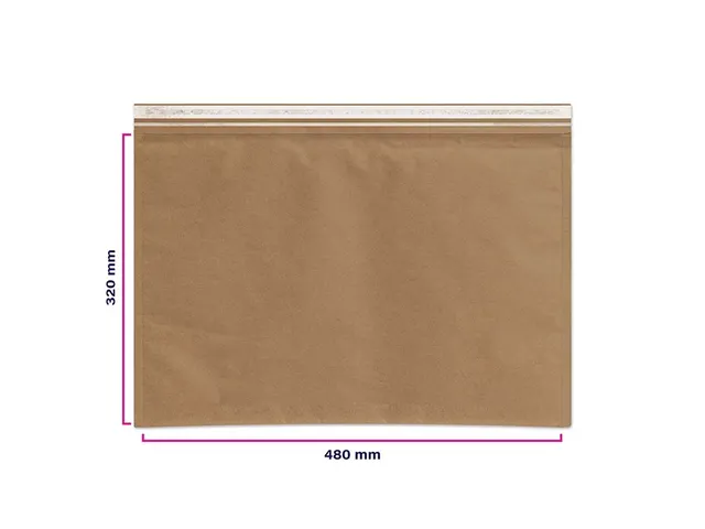 Enveloppe d'expédition durable 320x500mm Brun 50 pièces