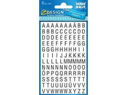 Avery Zweckform Etiketten cijfers letters A-Z 120 stuks zwart op wit