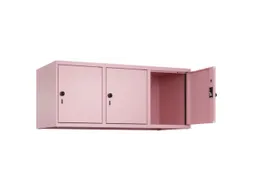 opzetkast,v. locker,3vak.,vak B 400mm,HxBxD 500x1200x500mm