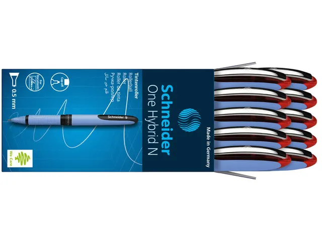 Rollerball Schneider One Hybrid N 0.5mm Rood