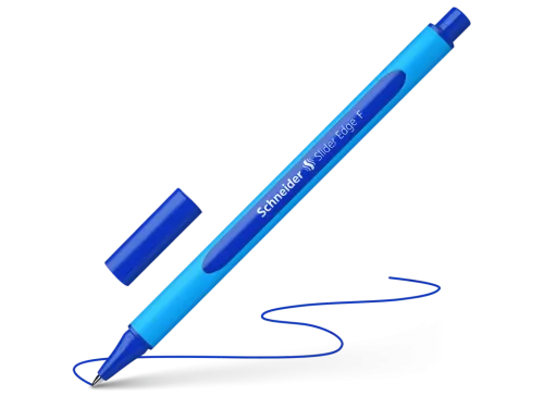 Balpen Schneider Slider Edge fijn blauw