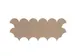 Akoestische PET-vilt Japanse Golf tegels beige 30x26cm 22 stuks