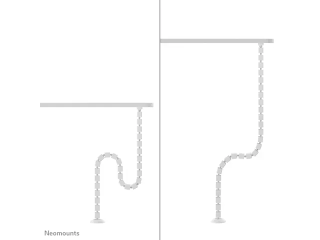 Neomounts ADS06-132WH Kabelgeleider - modulaire segmenten - magnetisch
