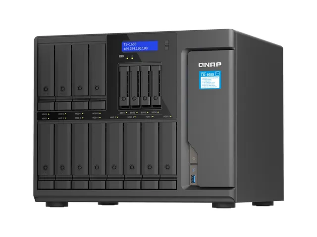 Intel Atom C5125, 8 Go DDR4, 5Go Flash, 12x 3.5 inch + 4x 2.5 inch SAT