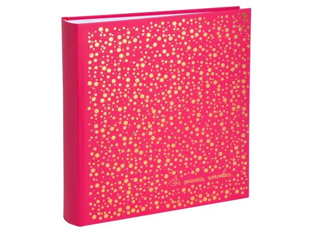 Fotoalbum 60p wit 29 x32cm Plum' framboos