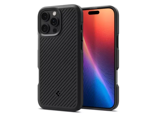 Spigen Core Armor iPhone 16 Pro hoes zwart