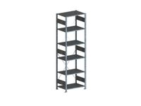 systeemstelling grondveld CLIP HxBxD 2500x806x536mm vakl. 100kg