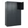 lockerkast,HxBxD 1850x1200x500mm,3x3vakken,vak B 400mm,cil.-slot
