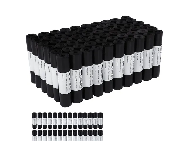 Afvalzak Cleaninq 70x110cm HDPE T25 120 Liter zwart Voordeelbundel