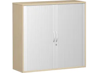 jaloeziedeurkast,HxBxD 1150x1200x430mm,2xhouten vloer,decor romp wit - 1