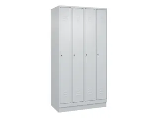 locker,HxBxD 1950x1000x500mm,4vak,vak B 250mm,cil.-slot,sokkel - 1