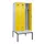 locker met bank,voor scheiding van kleding,HxBxD 2120x900x815mm,3vak