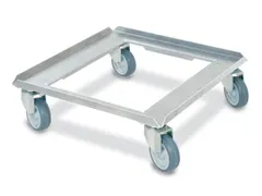 Aluminium Onderwagen Euronormbakken 250kg 500x500mm Open Frame