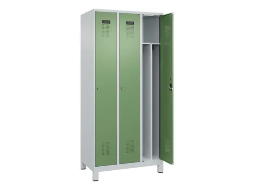 locker voor scheiding van kleding,HxBxD 1950x900x500mm,3vak