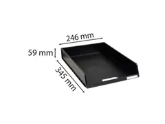 BRIEVENBAK C4 Plus zwart