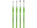 Penselenset Eberhard Faber Green Winner 4st. Fijn 0,1,2 en 4, syntheti