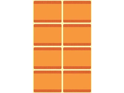 Avery Zweckform Diepvriesetiketten in blister oranje 40 etiketten