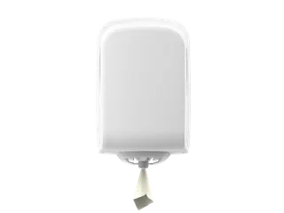 Spotless poetspapierdispenser Midi wit - 2