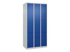 lockerkast,HxBxD 1850x900x500mm,3x3vakken,vak B 300mm,cil.-slot