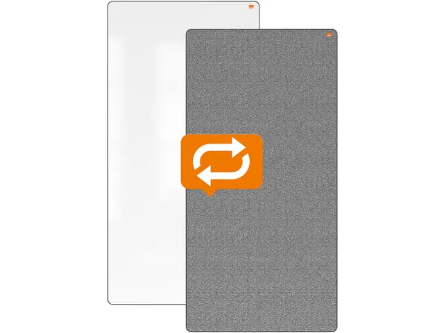 Nobo Move & Meet Draagbaar whiteboard en mededelingenbord 180x90cm