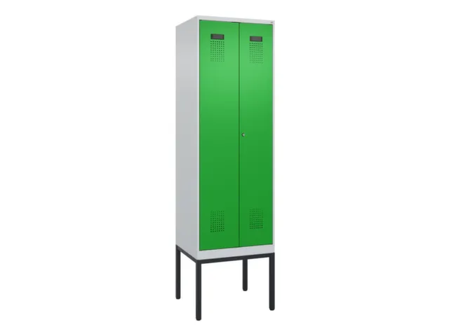 locker voor scheiding van kleding,HxBxD 2120x600x500mm,2vak