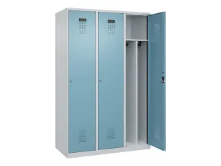 locker voor scheiding van kleding,HxBxD 1850x1200x500mm,3vak - 1