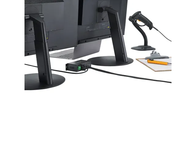 7-Port industriële USB 2.0 hub metalen USB-A hub met DIN-rail montage