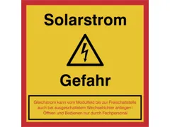 aanwijzingsbord,Let op! Gevaar,PVC,geel/zwart,om te verlijmen