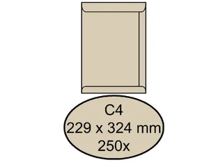 Envelop Quantore Akte C4 229X324Mm 120 Gram Cremekraft Gegomd - 1