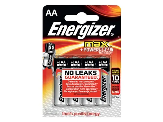 piles Max AA, blister de 4 pièces