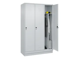 locker voor scheiding van kleding,HxBxD 1950x1200x500mm,3vak - 3