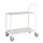 Tafelwagen,Draagverm. 150Kg,2Etage(S),Etage(S) Melaminecoating,Wit,Wit