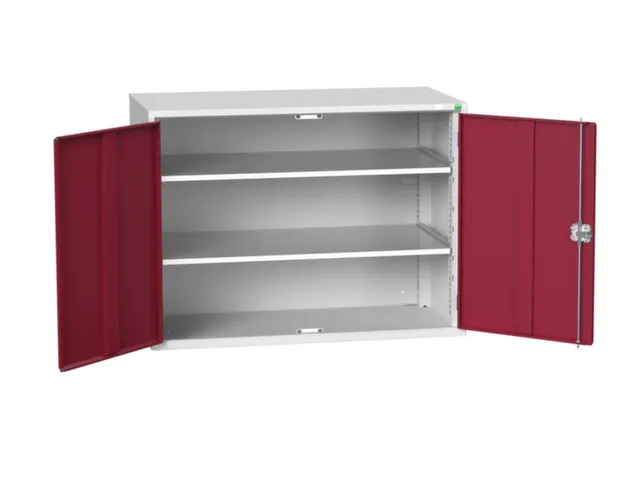 universele kast,HxBxD 1000x1300x550mm,2xStalen bodem,draaigrendelslot