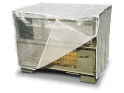 Afdekhoes Gaascontainer 980x1250x850mm Transparant 2 Ritssluitingen