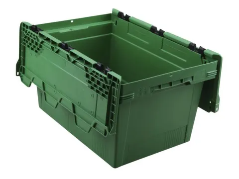 Euronorm-herbruikbare bakken,HxLxB 349x600x400mm,PP,groen